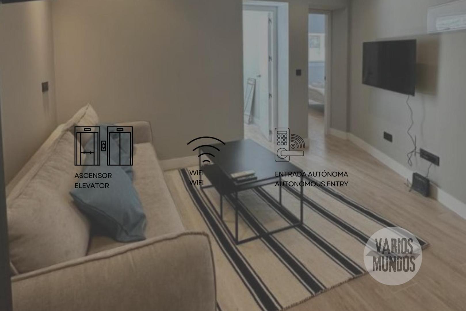 Central Apt De 2Hab Para 5Pax En Calle Silva E2 Madrid Exteriör bild